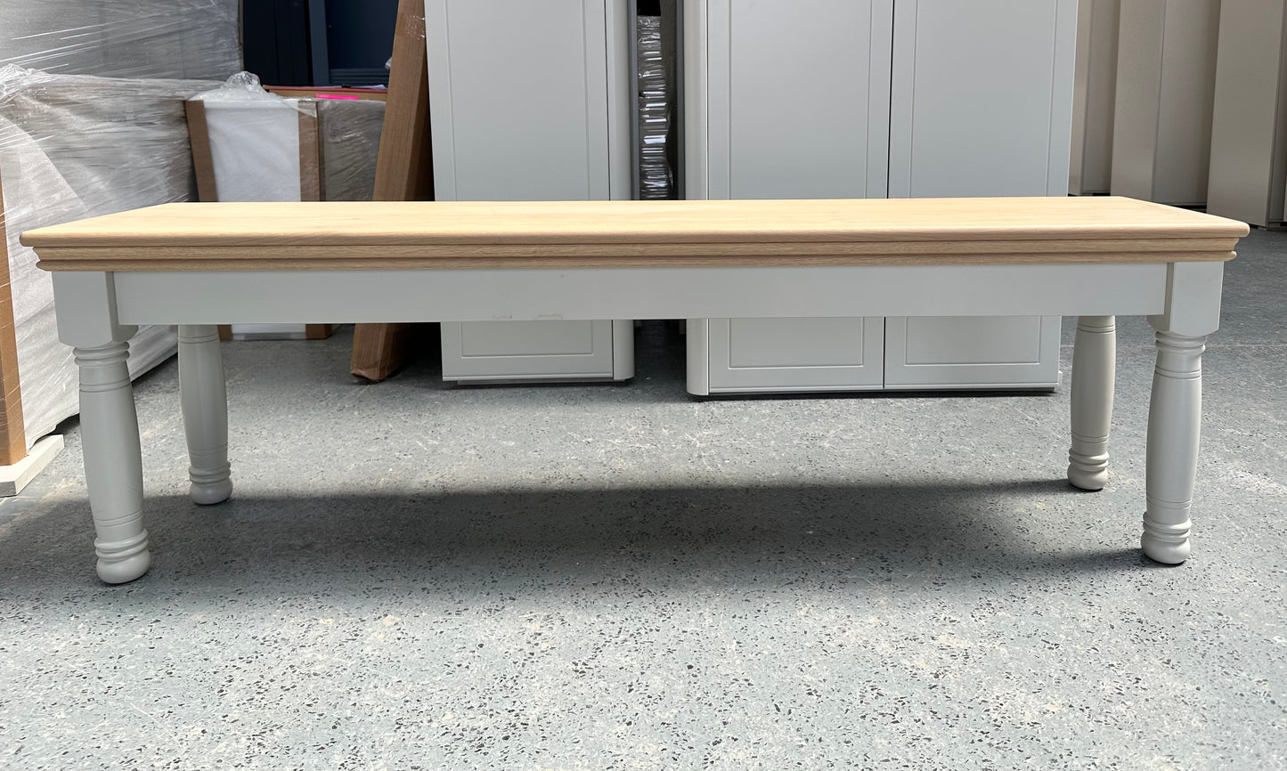 Inspiration 6ft Dining Bench - Oak Top